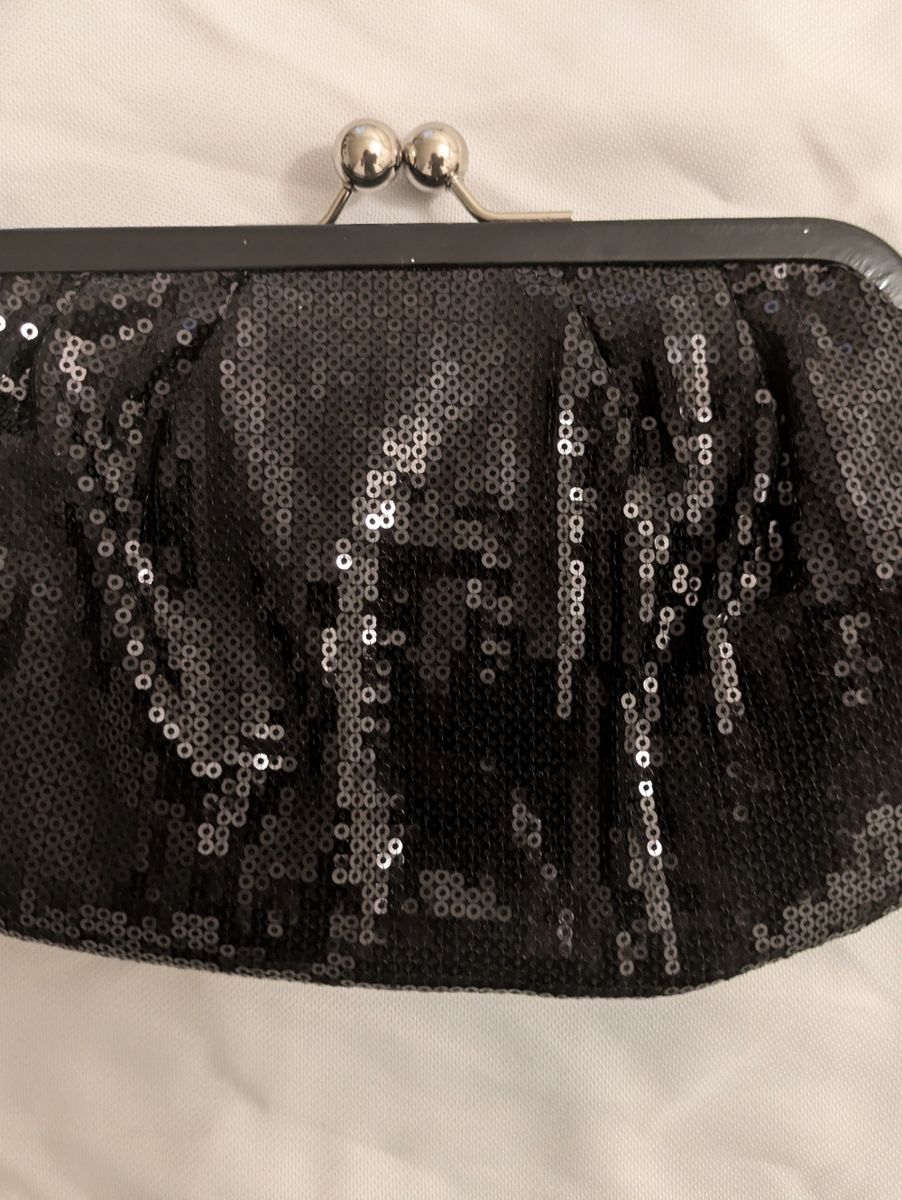 Coach Julia Sequin Kisslock Clutch - Limited Edition - Black Sequin - Picture 2 of 9